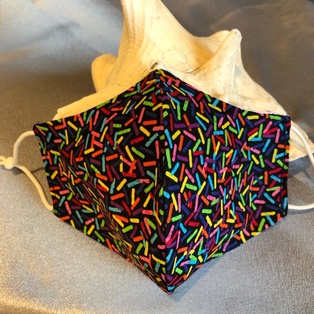 Colorful handmade mask.